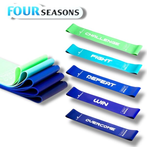 Treningowy Zestaw Mini Band - 5 Gum Oporowych