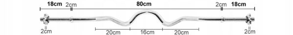Gryf Łamany Stalowy 120cm z Zaciskami – Wysokiej Jakości Stal Hartowana - obrazek 4