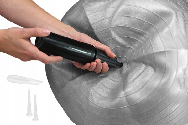 Piłka Gimnastyczna 65 cm z Pompką - Treningowa i Rehabilitacyjna - obrazek 4