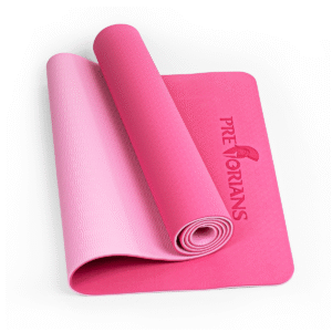 Mata do ćwiczeń fitness i yogi 6 mm TPE – Różowa