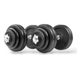Zestaw hantli żeliwnych 2×30 kg regulowane – Pretorians