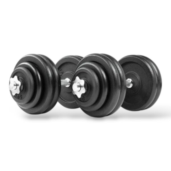 Zestaw hantli żeliwnych 2x30 kg regulowane – Pretorians